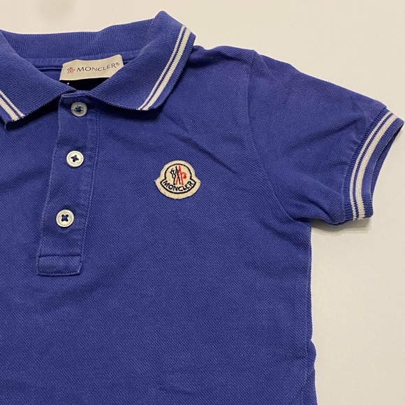 Moncler Logo Polo Shirt - 18-24 months - Picture 3 of 7